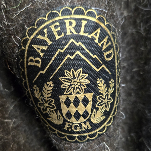 1950s Vintage Gray Green German Bavaria Wool Traditional Alpine Trilby Hat - Picture 6 of 7